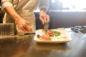 Frokostordning i København forberedt af Nordic Catering.